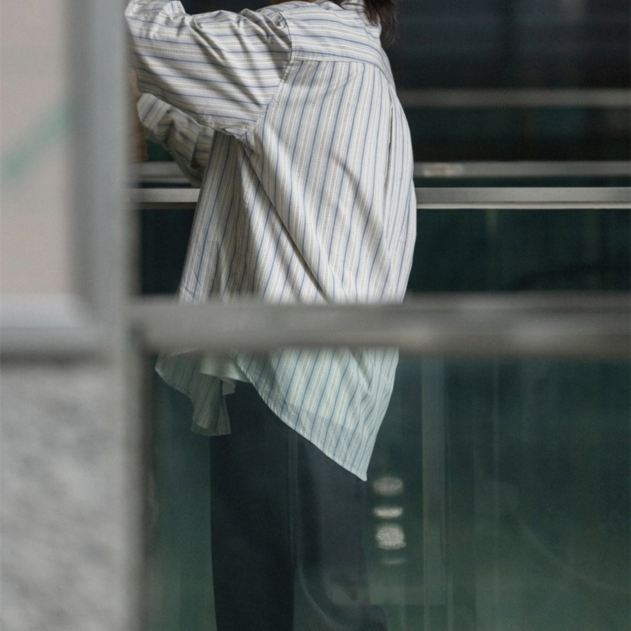 ストライプルーズシャツ　973