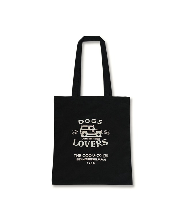 【直営限定ITEM】DOGS & LOVERS プリントトートバッグ (BLACK)　CQ-48522H