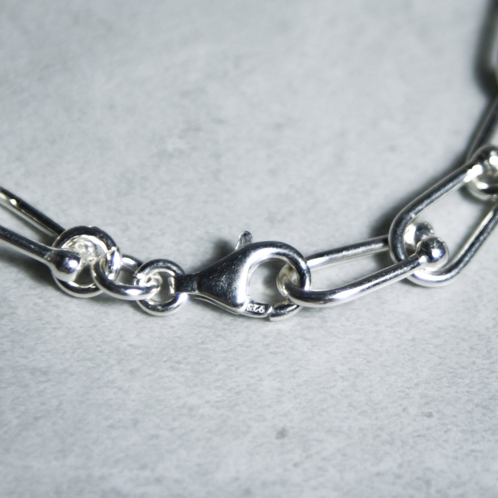 Mexican Jewelry Vintage Silver Shackle Chain Bracelet メキシカン
