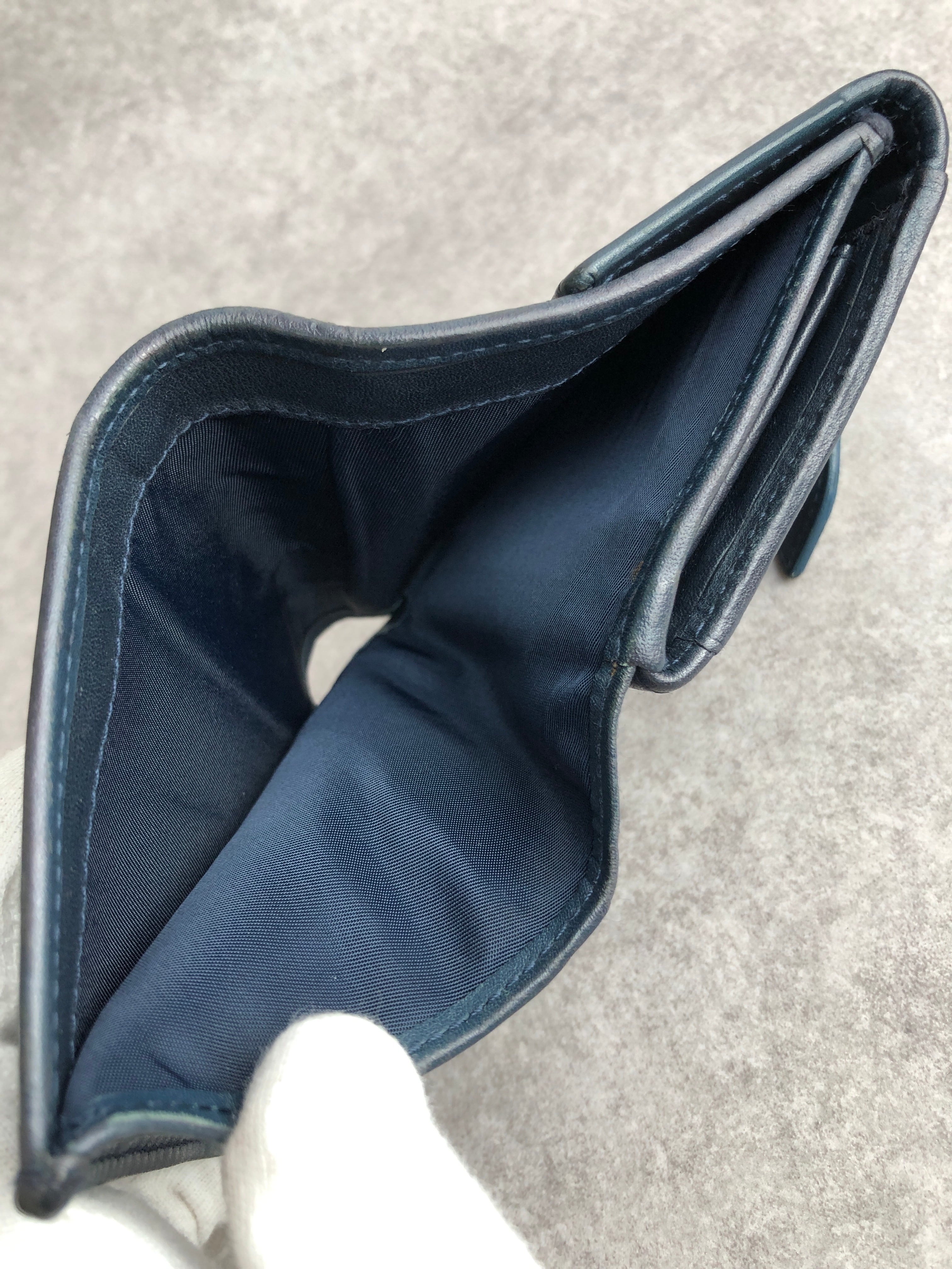 Christian Dior クリスチャン ディオール トロッター 財布 ネイビー
