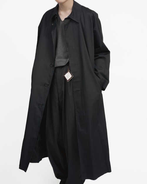 "Dior" Cotton Twill One Piece Sleeve Balmacaan Coat