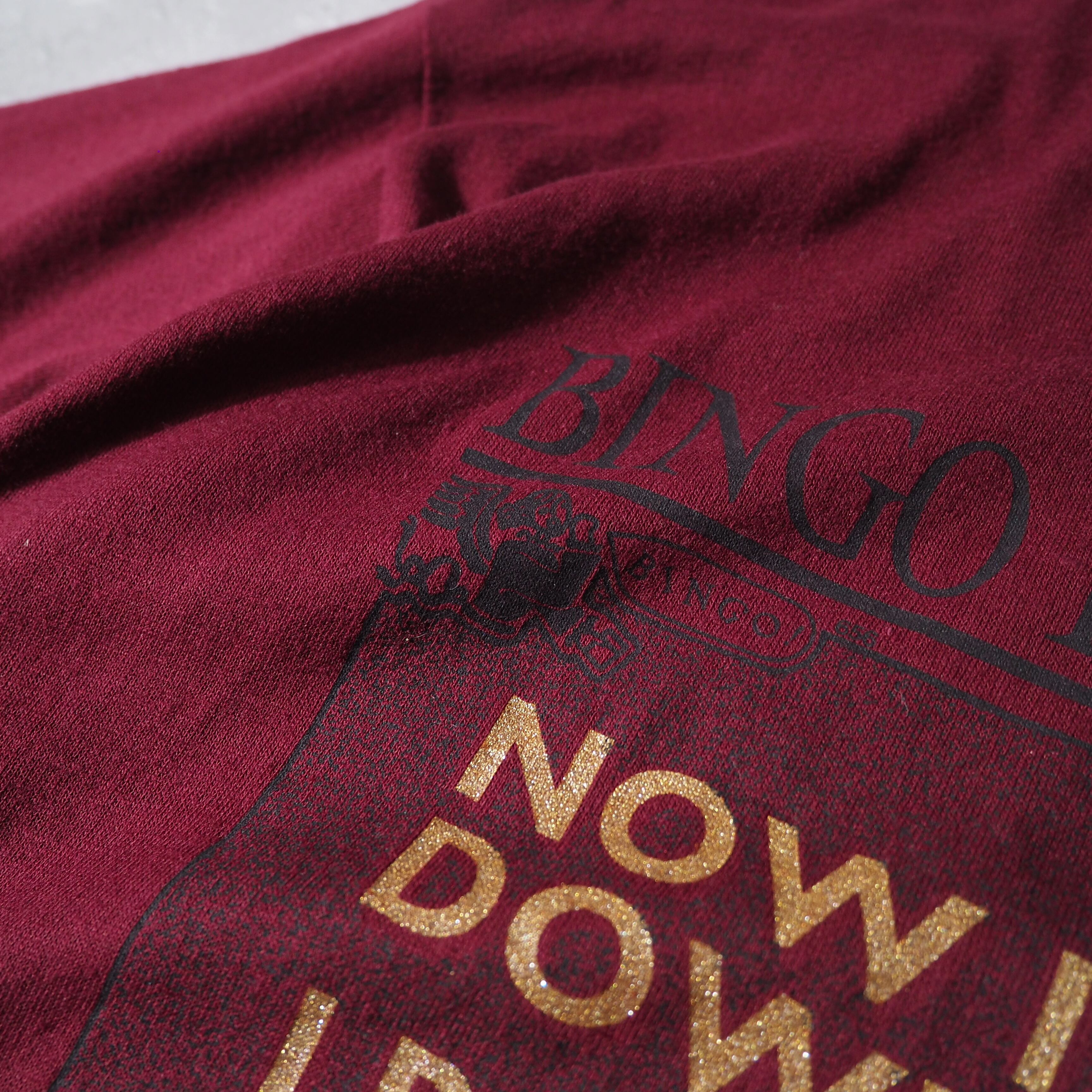 1990s ” Bingo Players prayer ” printed vintage Tee