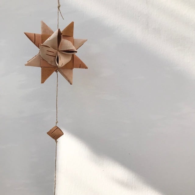 白樺のガーランド オーガンジーの袋入り クリスマス | ihana design
