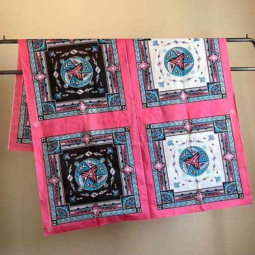 【Special】未裁断6枚分 RN14193 サンダーバード ヴィンテージバンダナ　Made in USA