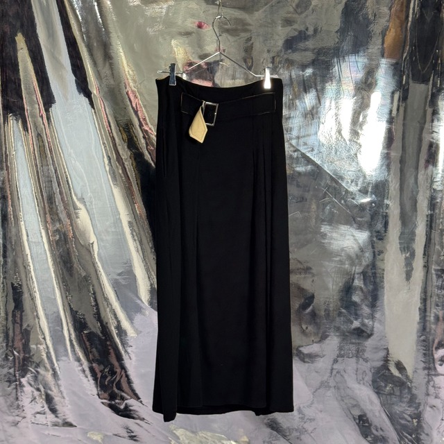 Yohji Yamamoto+NOIR スリット ロングスカート ヨウジヤマモト プリュスノアール