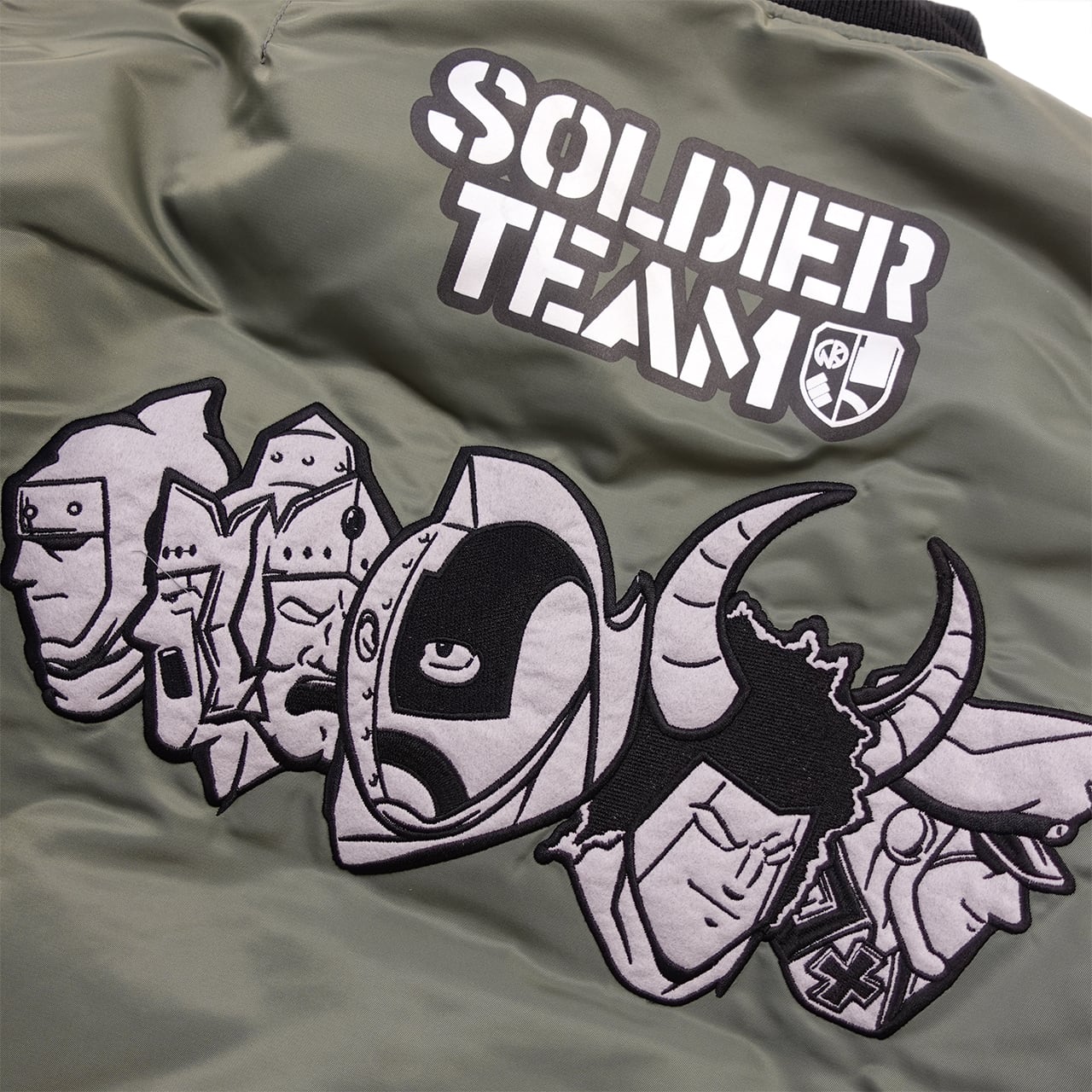 海外最新 キン肉マン スカジャン soldier team スカジャン - abacus-rh.com