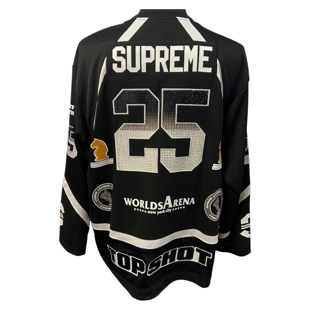 Supreme】シュプリーム Rhinestone Hockey Jersey 
