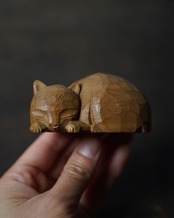 眠り猫　小　昇秀銘　/　栃木