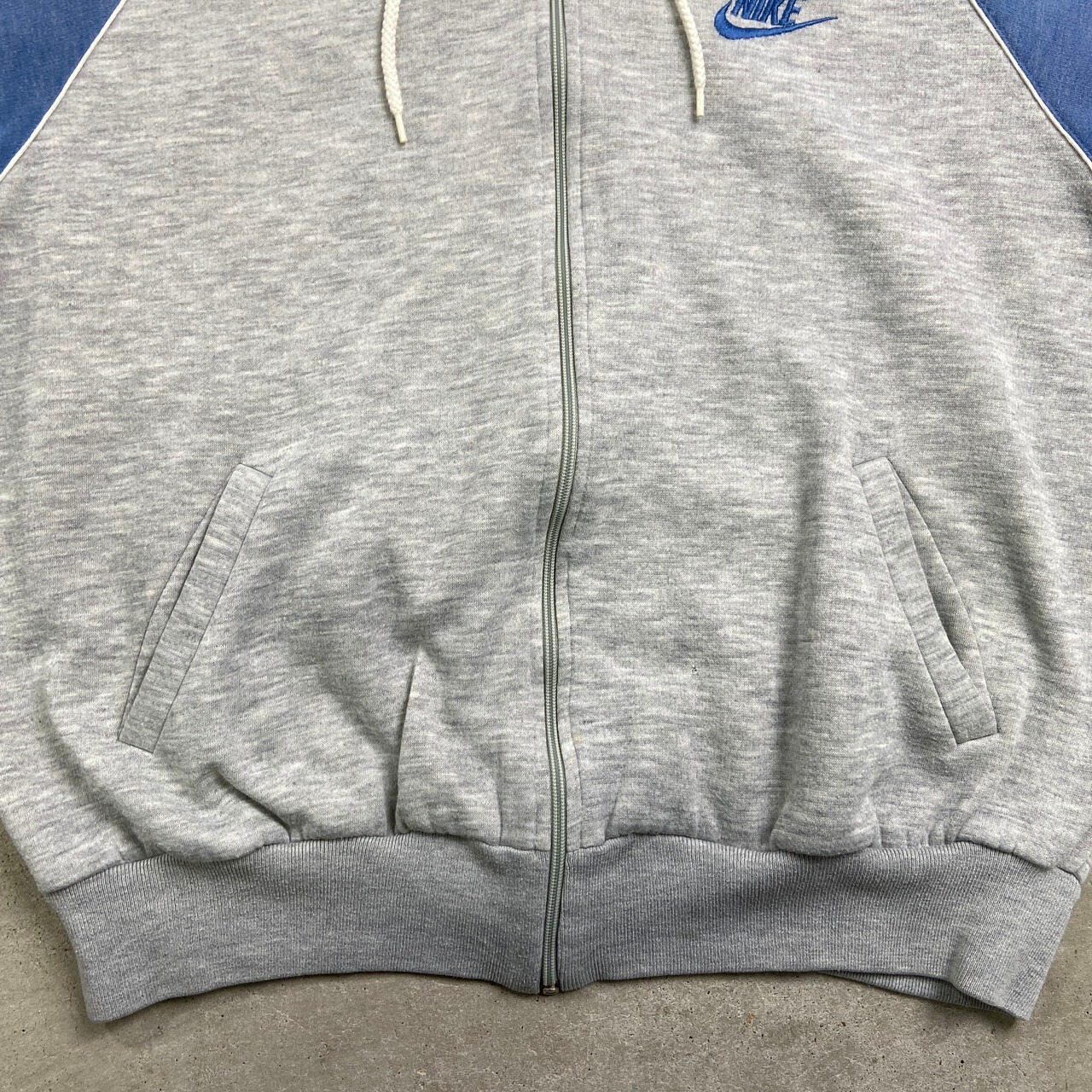 80年代 NIKE ナイキ スウェットパーカー フルジップパーカー 紺タグ 