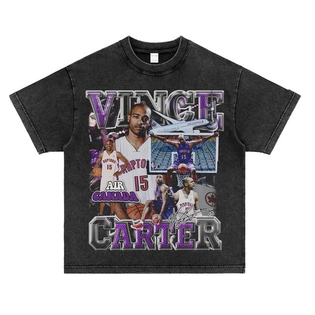 【トップス】 VINCE CARTER 上質なコットン半袖Tシャツ2304111106Y