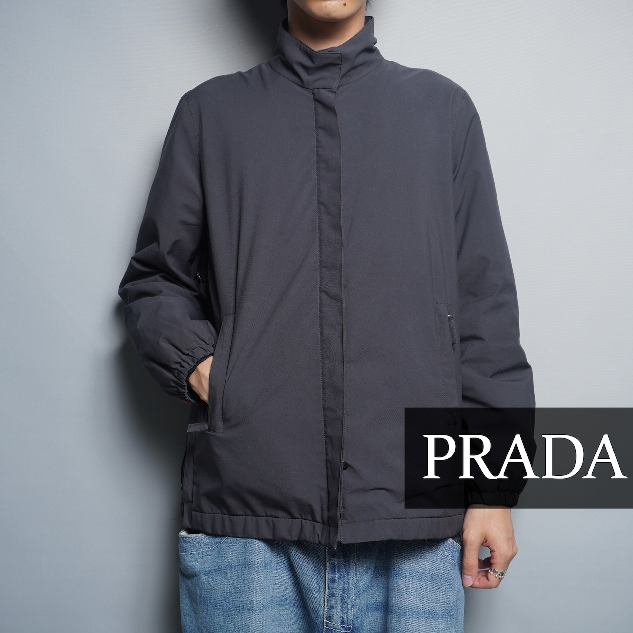 PRADA】プラダ ゴアテックス ナイロンジャケット | ブランド古着 PRADA】プラダ ゴアテックス ナイロンジャケット | ブランド古着