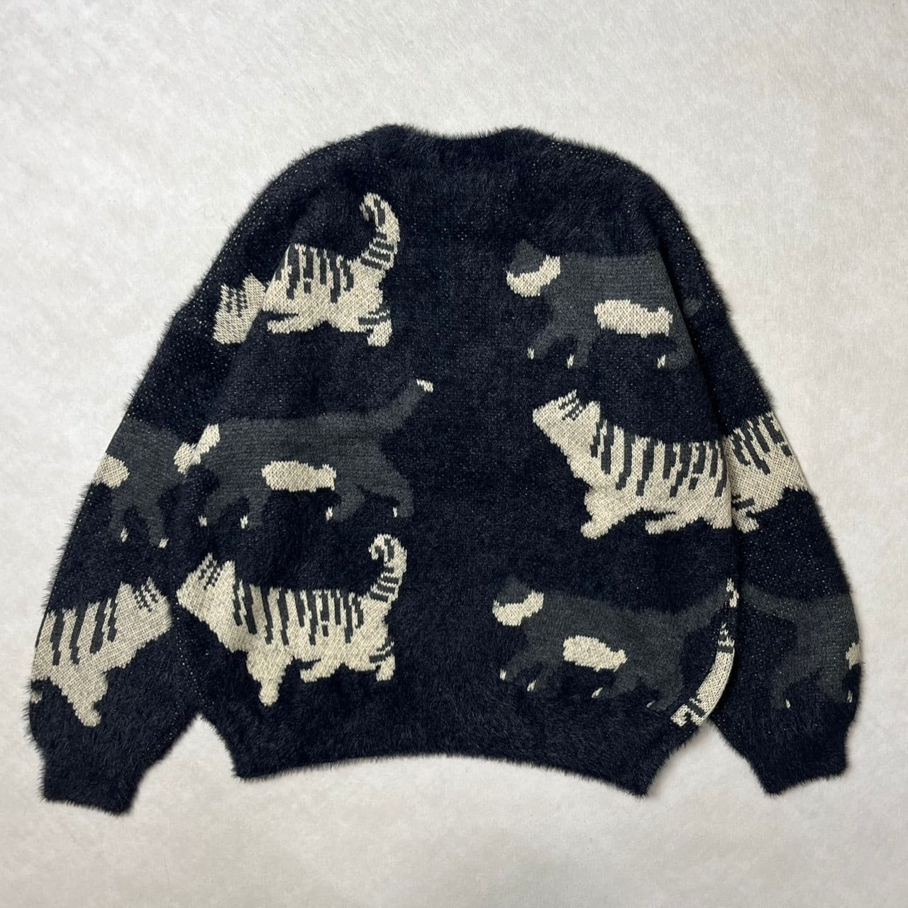 猫クルーネックニット 長袖 KN5711 CIAO | CIAO TOKYO［チャオ