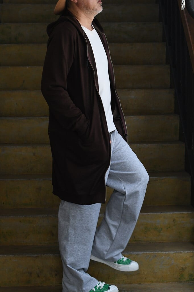 TFW49 LS BRUSHED HOODIE M ライトグレー TFW49 ティーエフダブリュー フーディー LS BRUSHED HOODIE T102320016