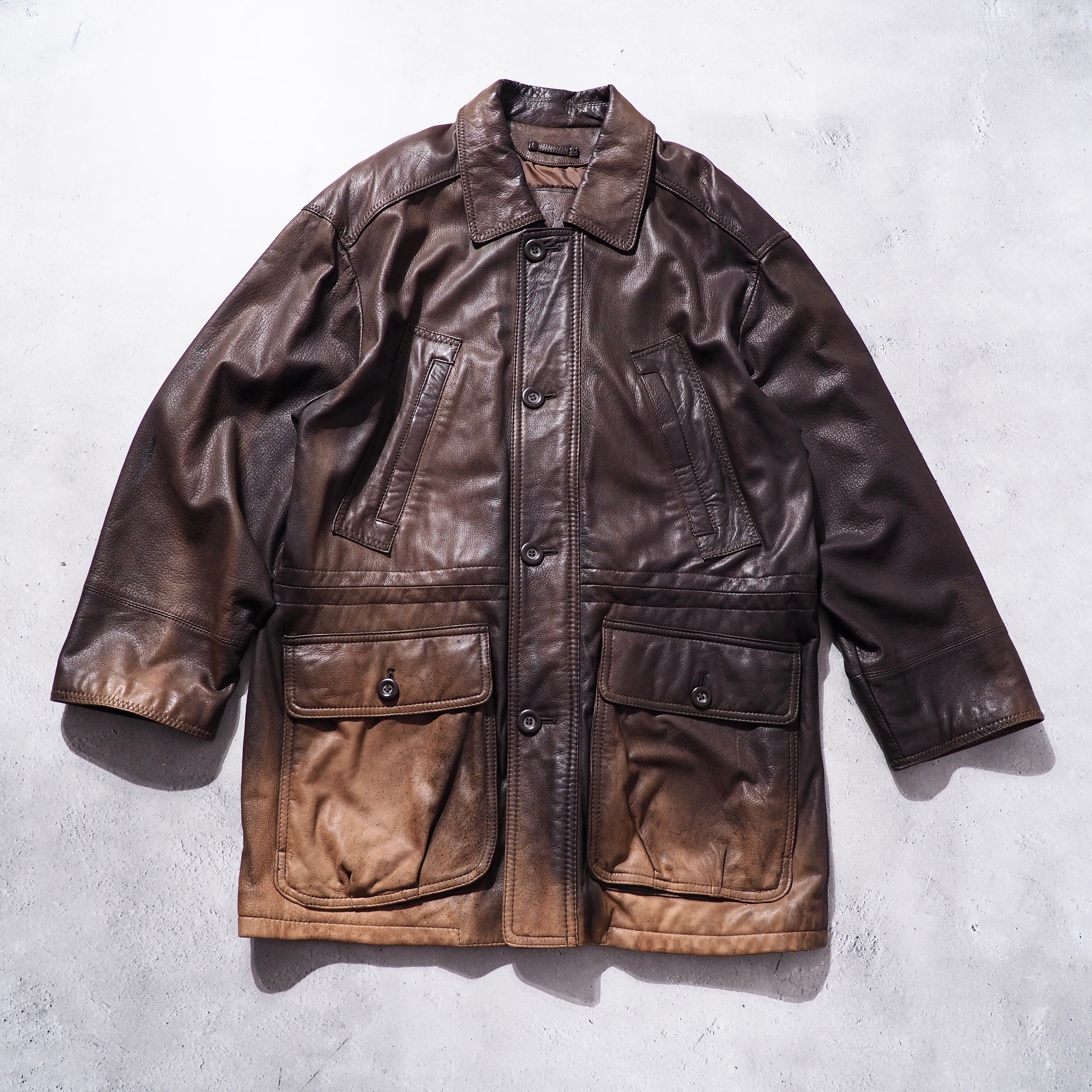 DELAY DEER SKIN シングルライダース 2 DELAY DEER SKIN シングルライダース 2