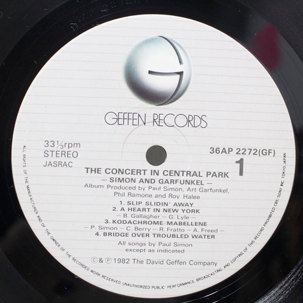 Simon & Garfunkel / The Concert In Central Park [36AP 2271-2] - 画像4