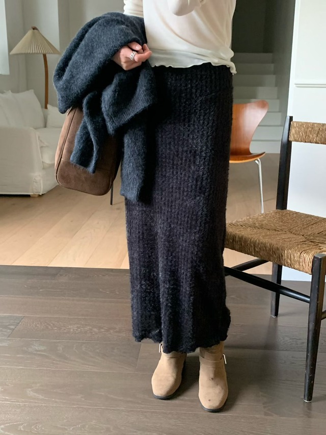 (予約) signature / Mongol long skirt 2color