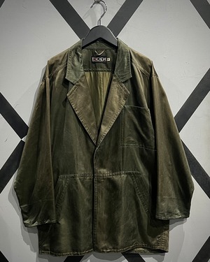 【X VINTAGE】“ESCADA” Beautiful Sunfade Vintage Silk Jacket