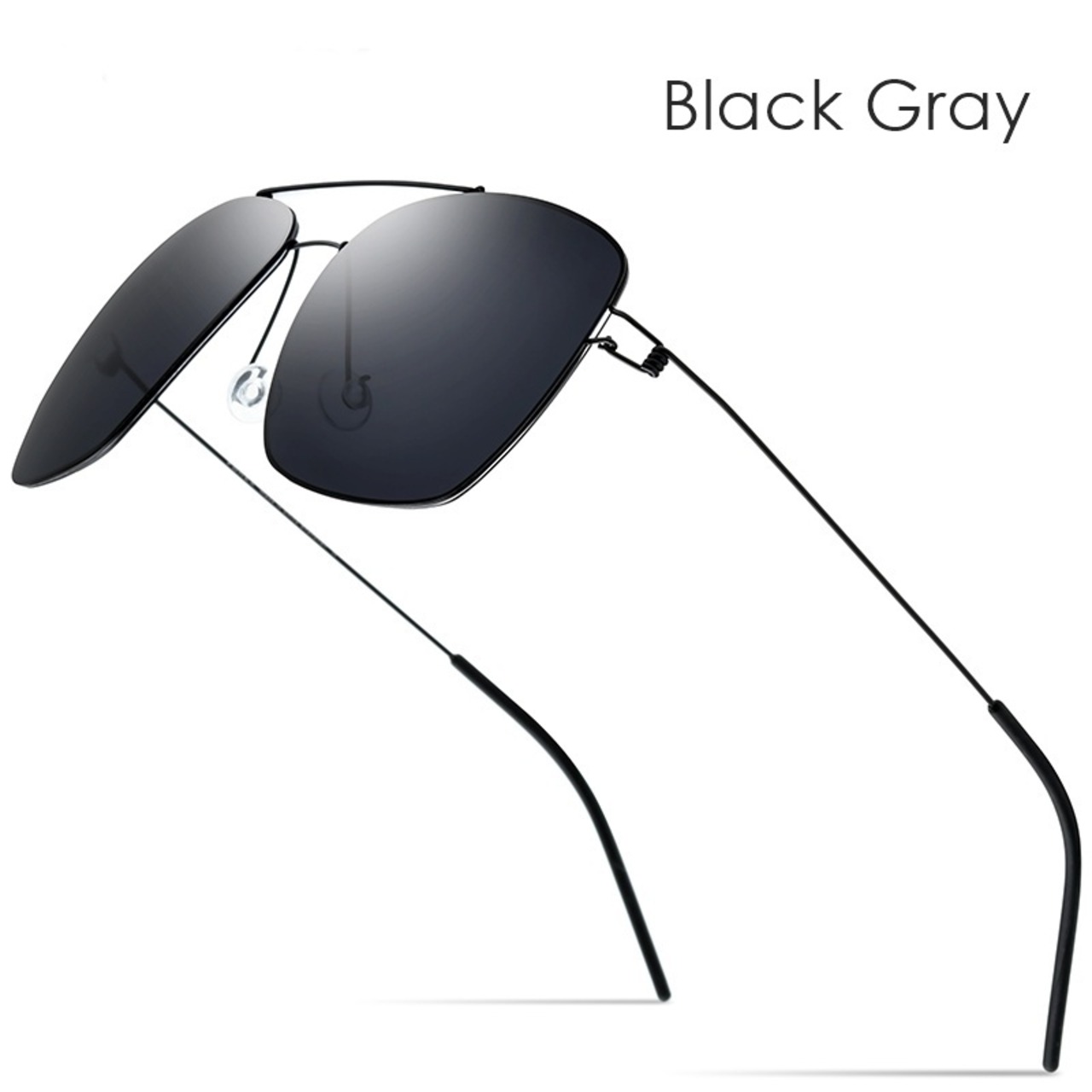 Titanium Alloy Screwless Sunglasses -square- / チタン アロイ スクリューレス サングラス -スクエア-
