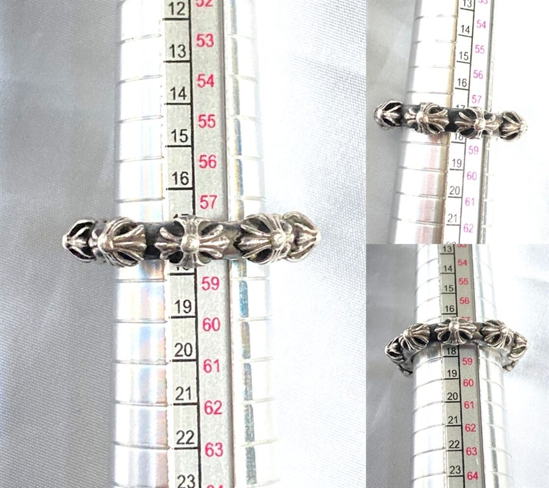 正規 インボイス付き 本物 CHROME HEARTS クロムハーツ クロスバンド 