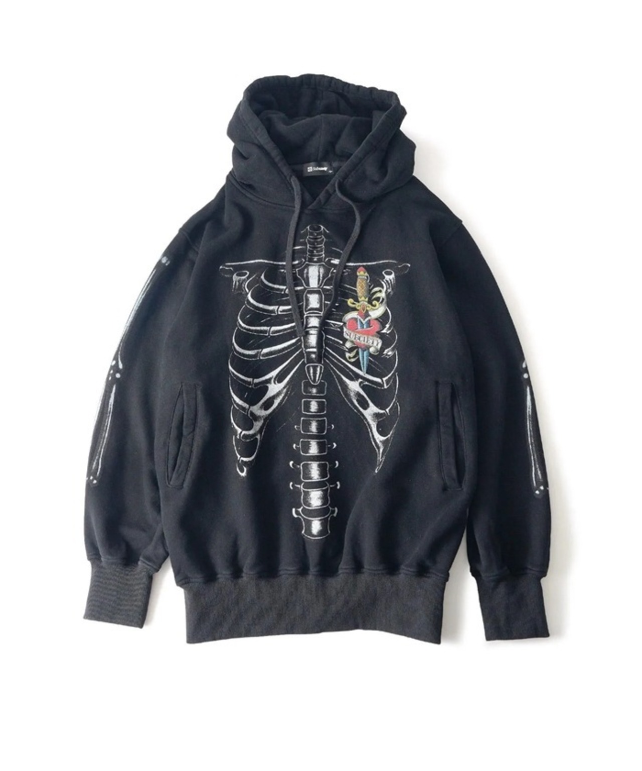 SUBCIETY / Skelton hoodie / スウェットパーカー / 151-31060 - 1