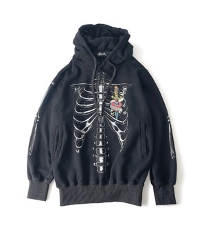 SUBCIETY / Skelton hoodie / スウェットパーカー / 151-31060