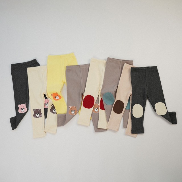 【BABY】秋新作　クマ柄レギンス