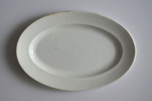 19th C. French Oval Plate, Gien B