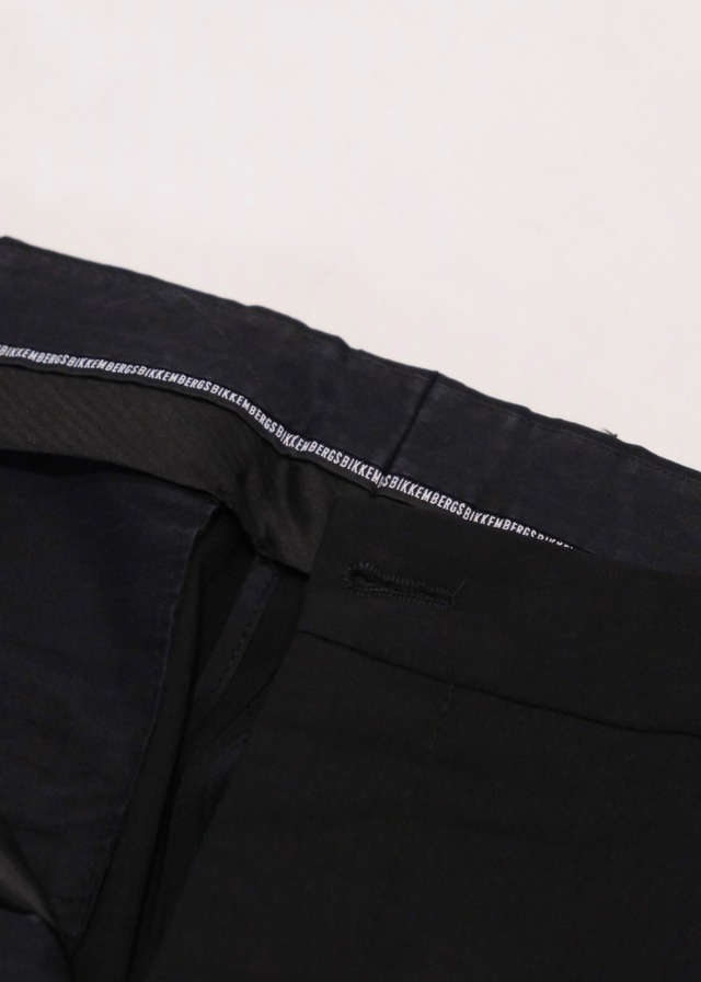 DIRK BIKKEMBERGS smooth tapered wool slacks