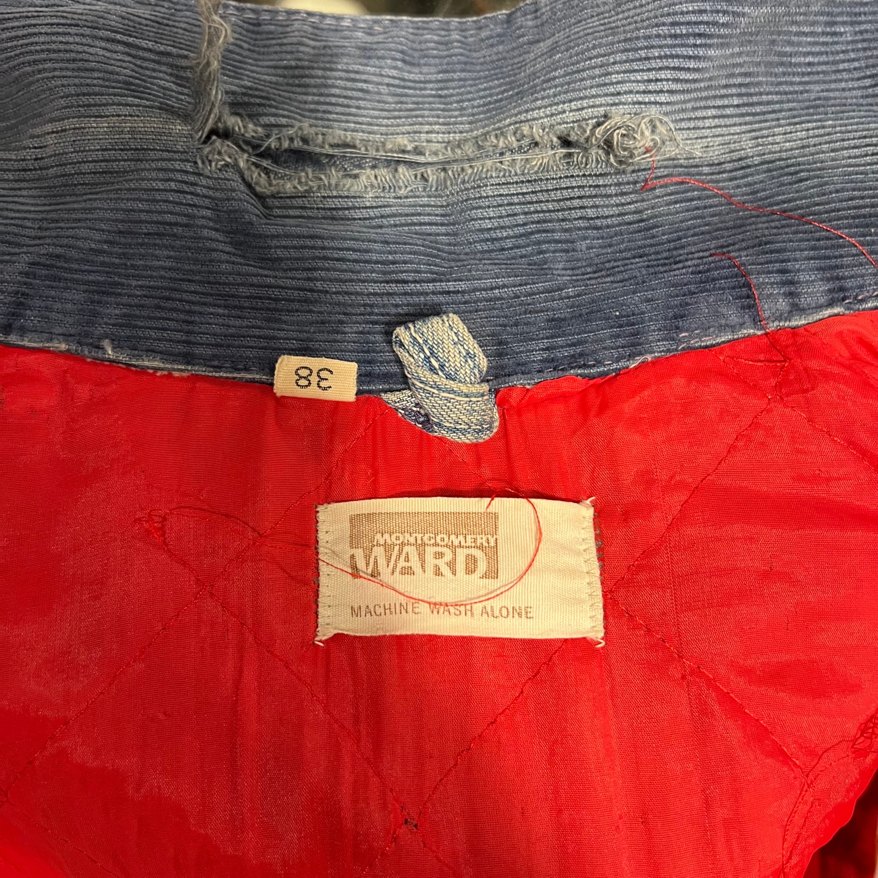 70s USA製 Montgomery Ward モンゴメリーワード デニム カバーオール