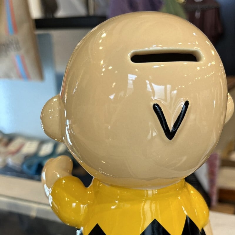 SNOOPY 立体コインバンク /チャーリーブラウン 貯金箱 PEANUTS