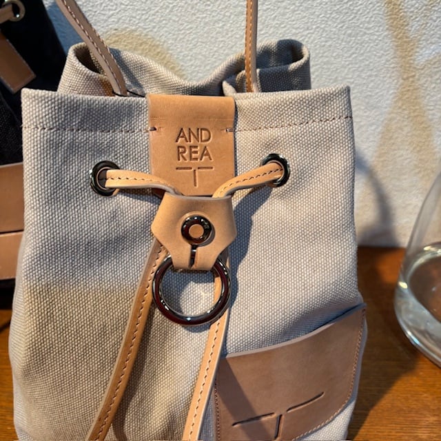 PAOLOPERLI 　2WAY巾着デザインバッグ