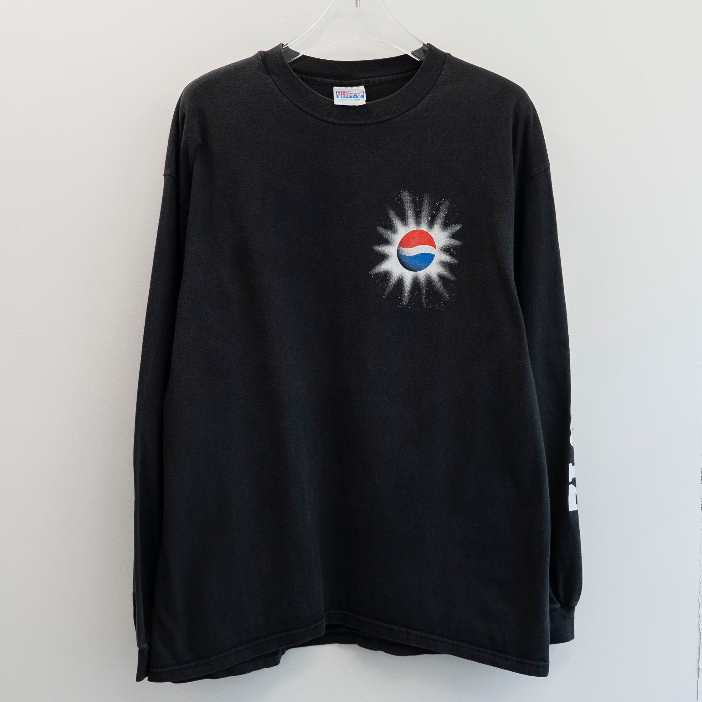 3-153 Star Wars " Pepsi Movie Promo L/S " Hanes XL【A3-153】