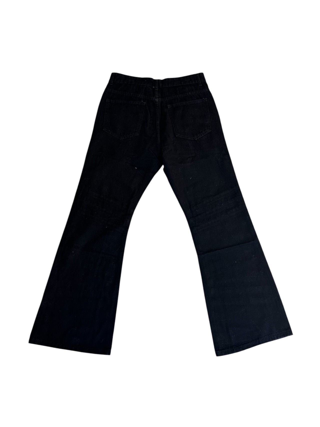 【ALUDE SELECT】knees chuck flare pants