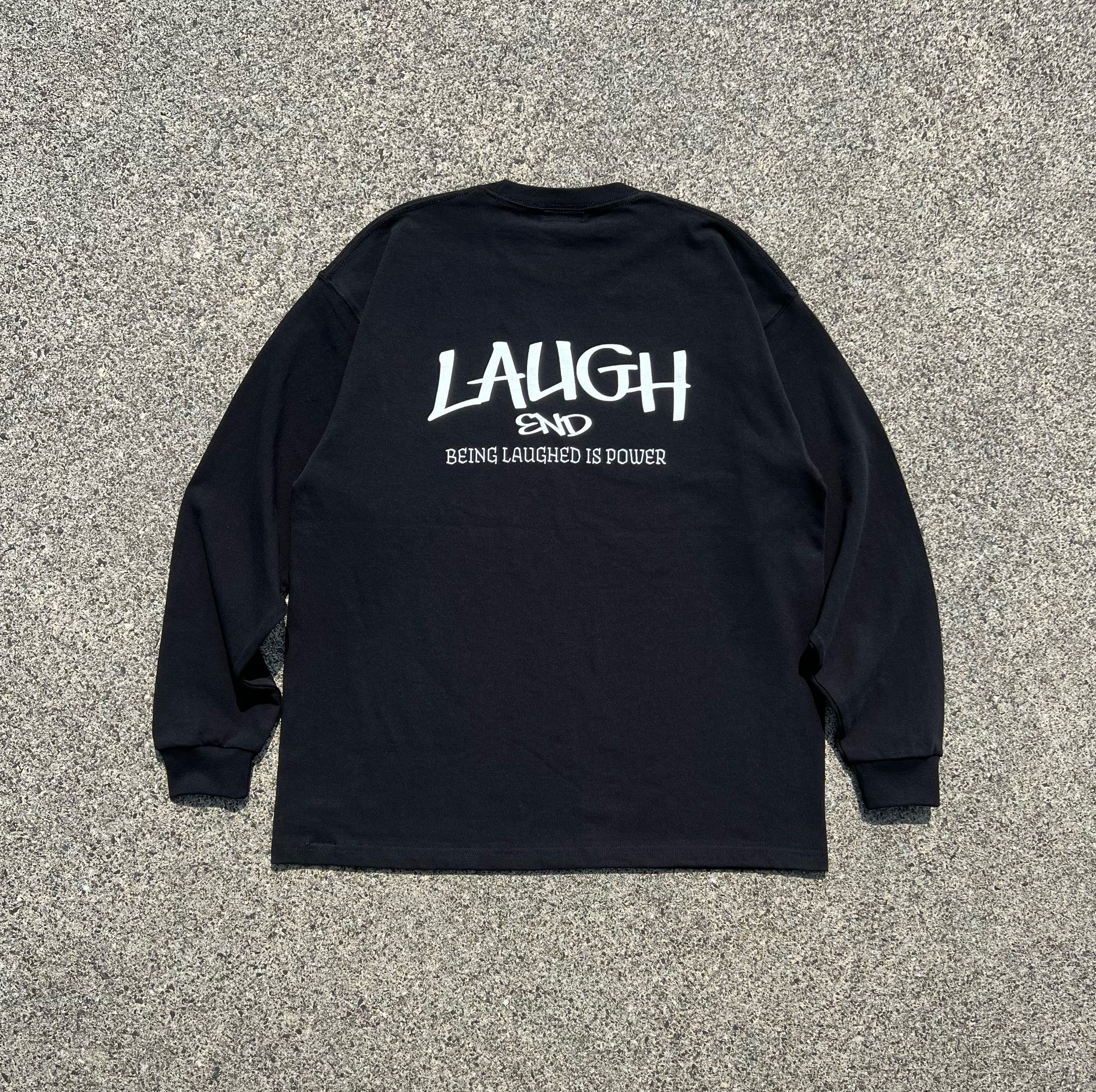 LAUGHEND logo LS teeTシャツ/カットソー(七分/長袖) - Tシャツ