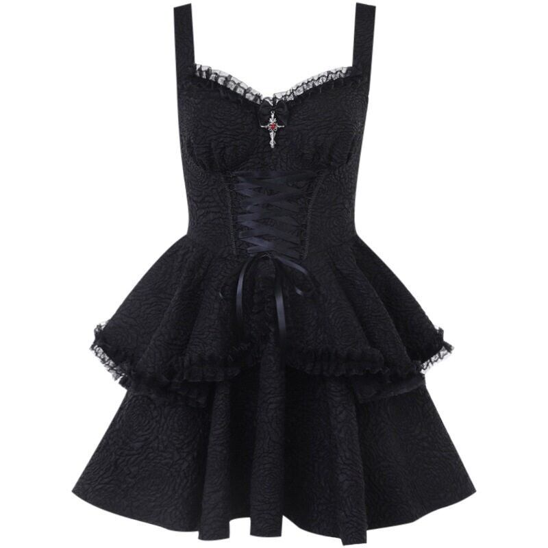 Corset jacquard one-piece r0171
