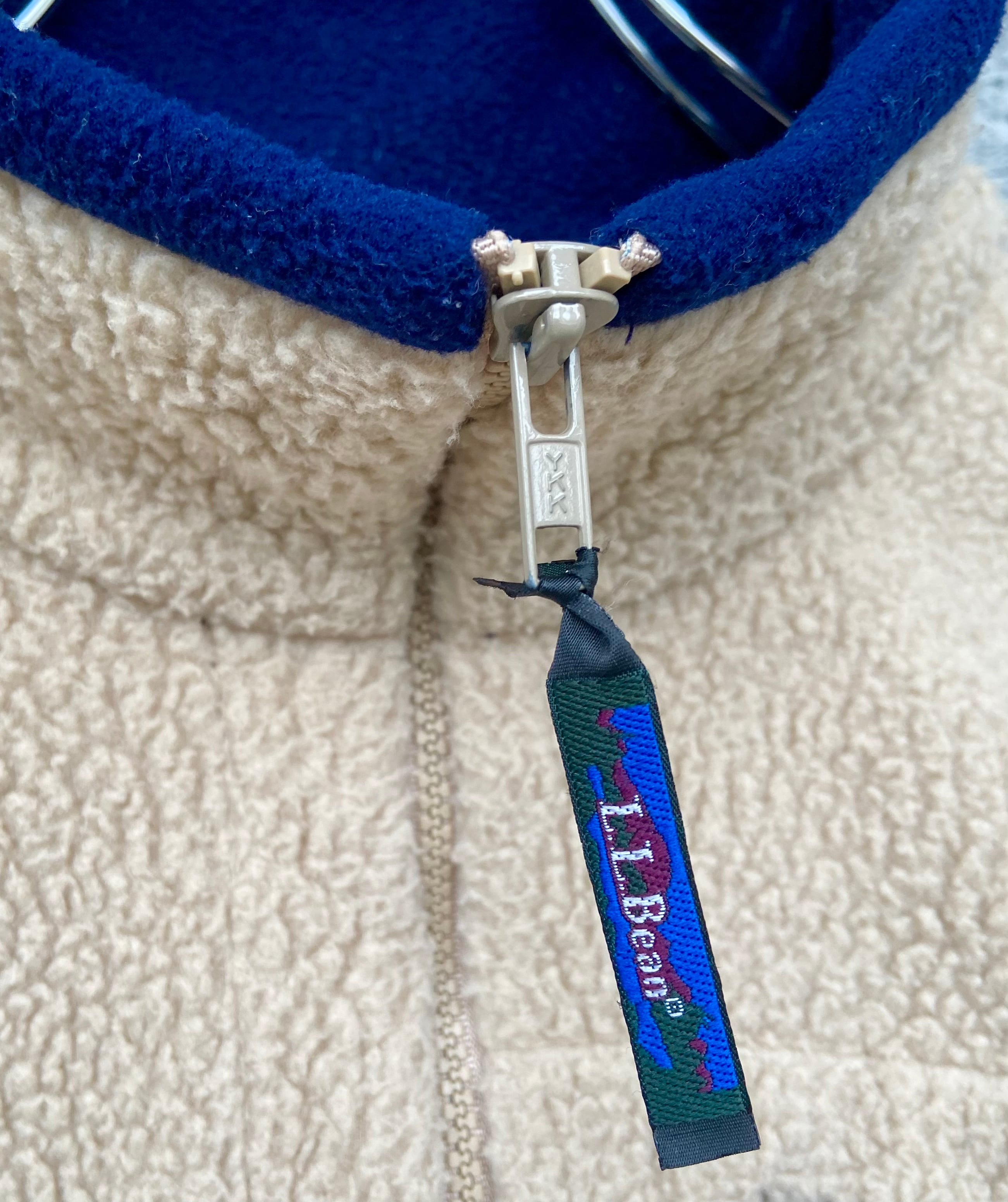 90sエルエルビーン　ボアフリース 90年代 L.L.Bean エルエルビーン スナップTタイプ フリースプル
