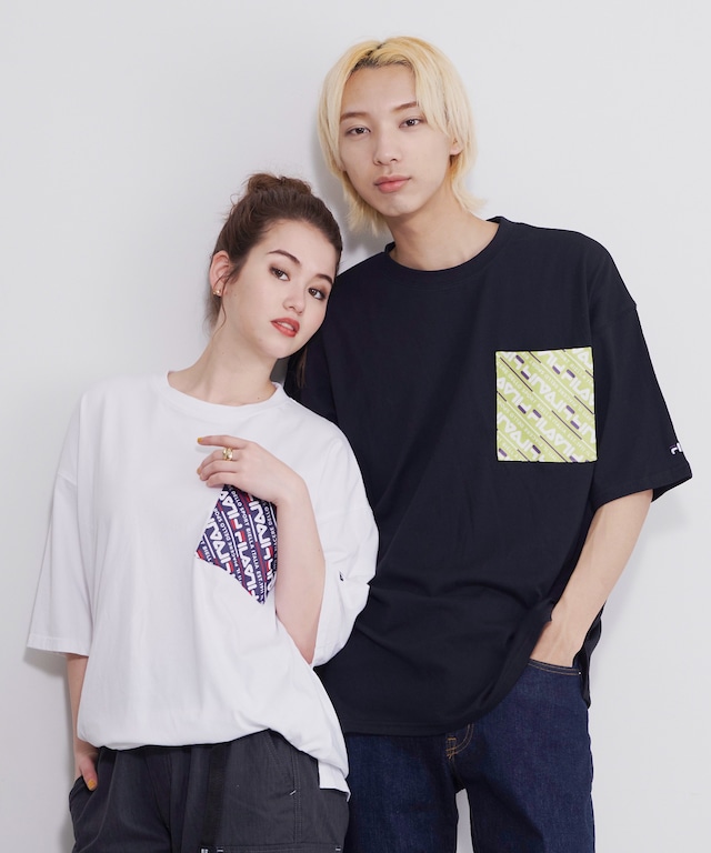 【FILA/フィラ】 Tシャツ 半袖 WEB限定 ポケット付き ブランド 刺繍 fh8019