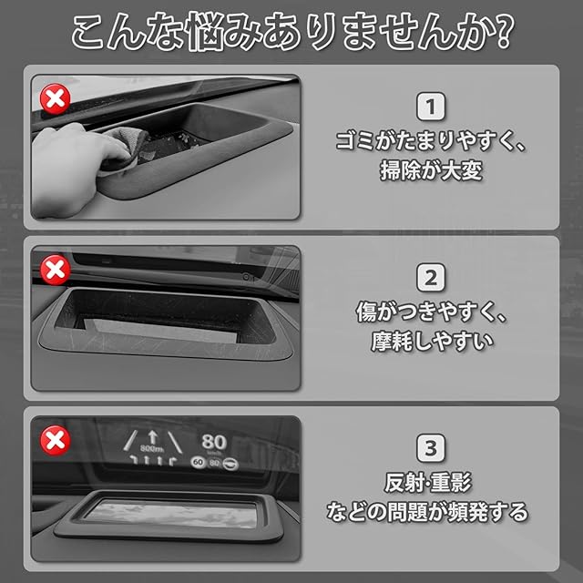2025新登場】Mixsuper マツダ CX-30 に適用 HUD保護カバー HUDカバー