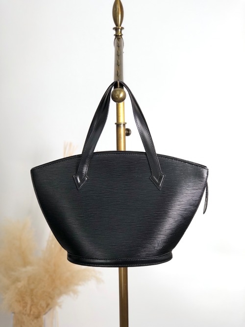 LOUIS VUITTON ルイヴィトン エピ ハンドバッグ ブラック レザー サンジャック vintage ヴィンテージ オールド 4x34wg