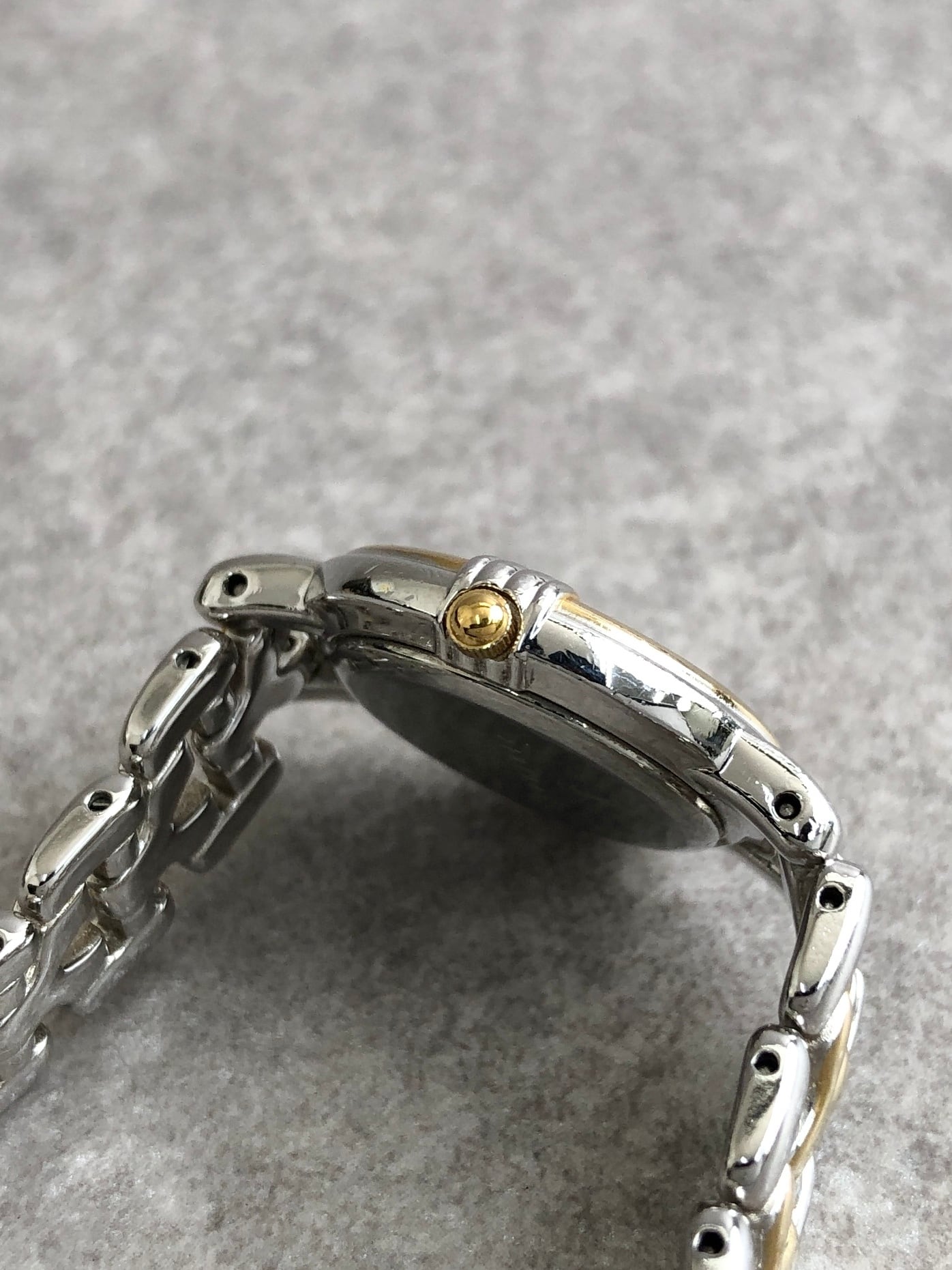 Yves Saint Laurent イヴ・サンローラン 腕時計 シルバー×ゴールド YSL