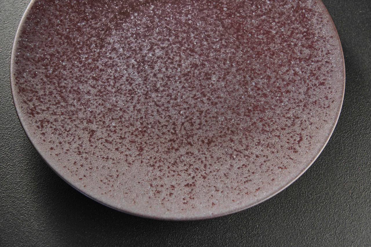 MORIYAMA クリスタルブラウン フラットプレート φ24.0cm