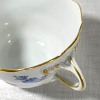 マイセン 金彩 小花散し コーヒーカップ＆ソーサー　一級品スタンプ　クラシックモデル 11TWd34