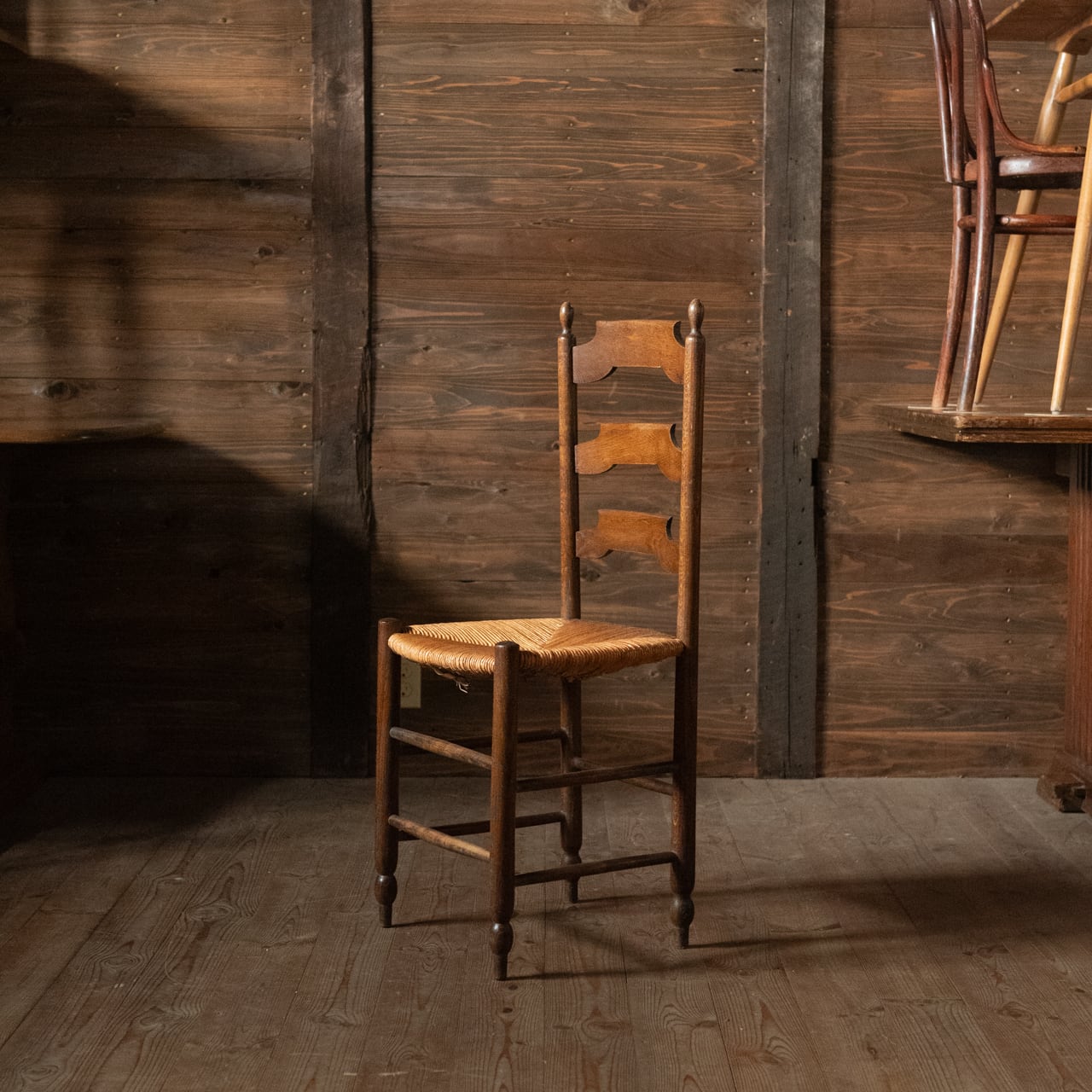 Ladder Back Chair / ラダーバック チェア〈 ダイニングチェア・椅子