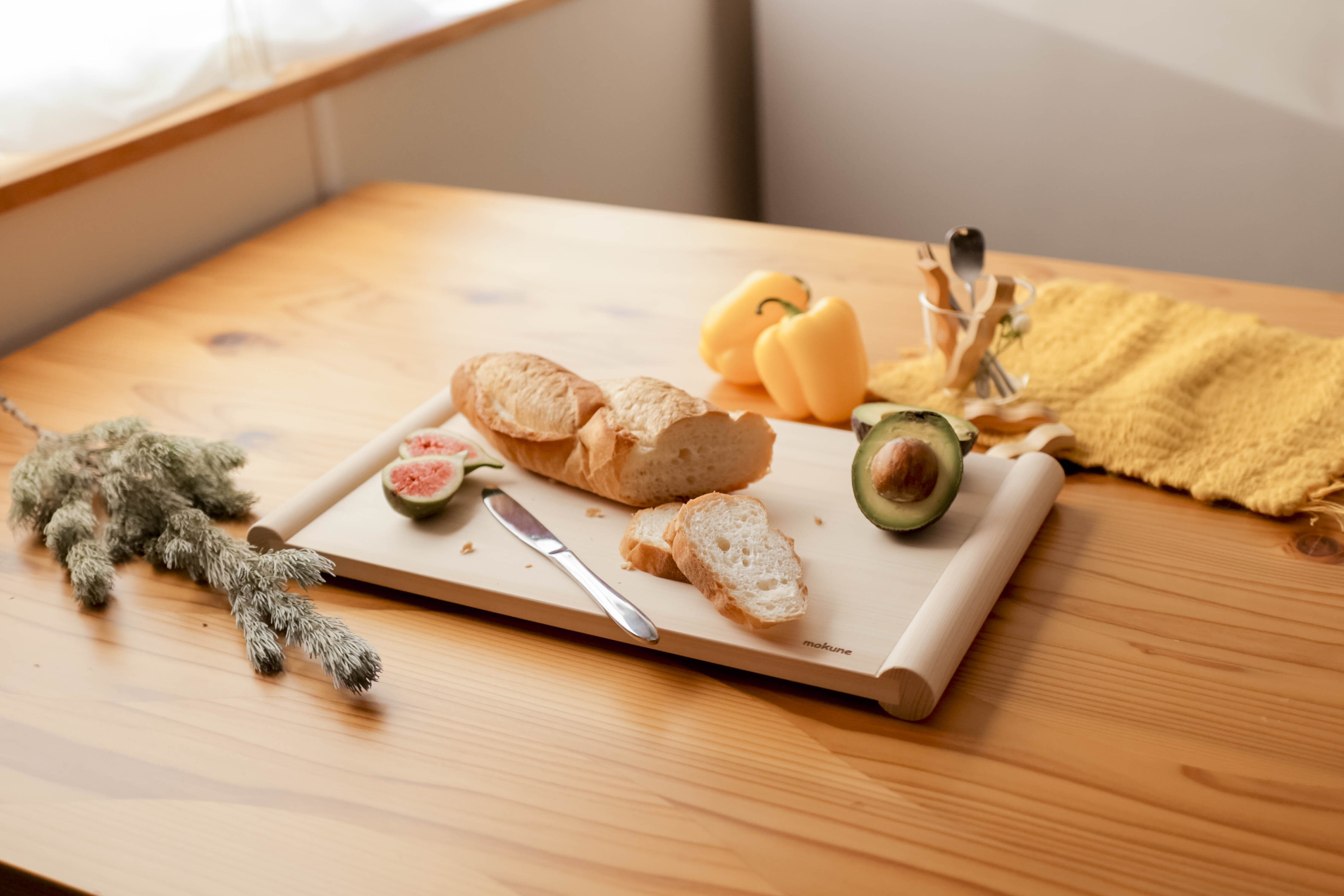 mokune 東濃桧・浮かせまな板（小）