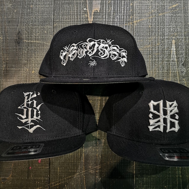 BLACK DALLAS SNAP BACK CAP/BLK Artwork by USUGROW