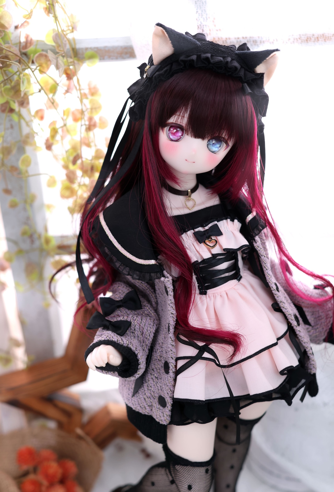 MDD / KUMAKO【オフショルワンピ・こあくまピンク】【Off-shoulder dress(Pink)】 - 8