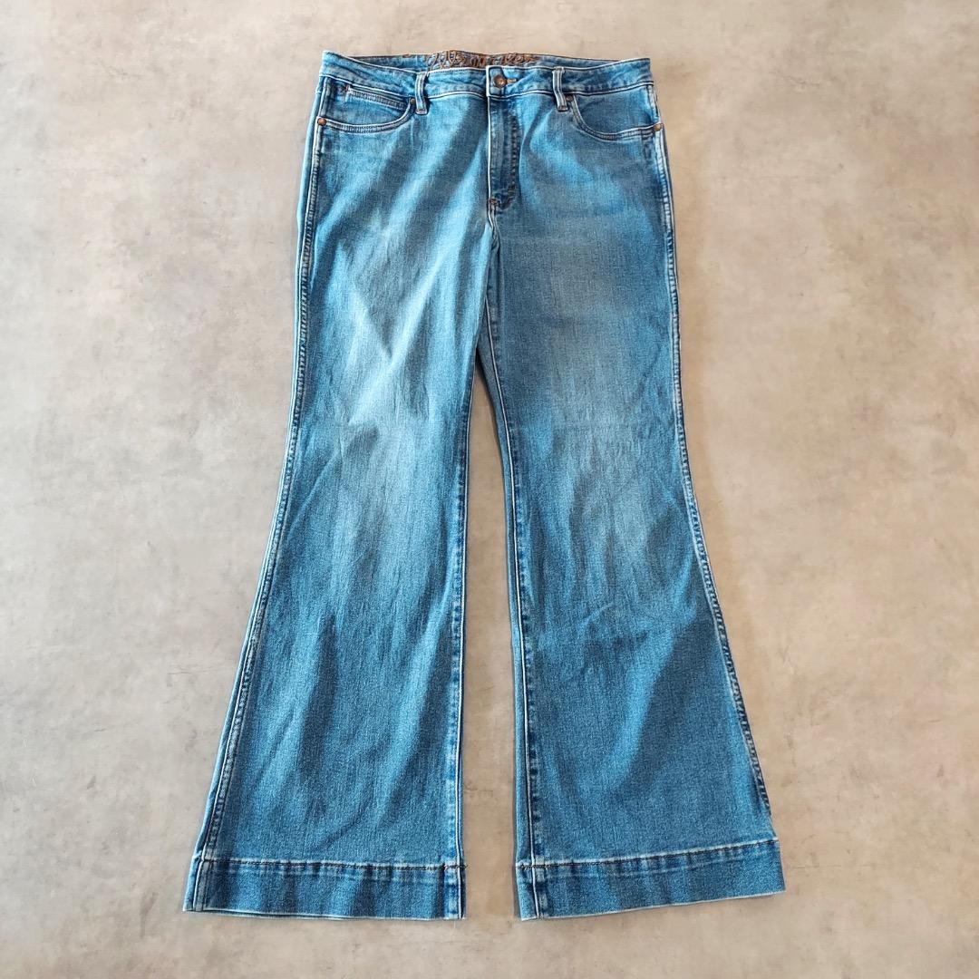 リーバイス517 Levis W33 ブルーデニム フレア 青 古着 15502 | fuufu