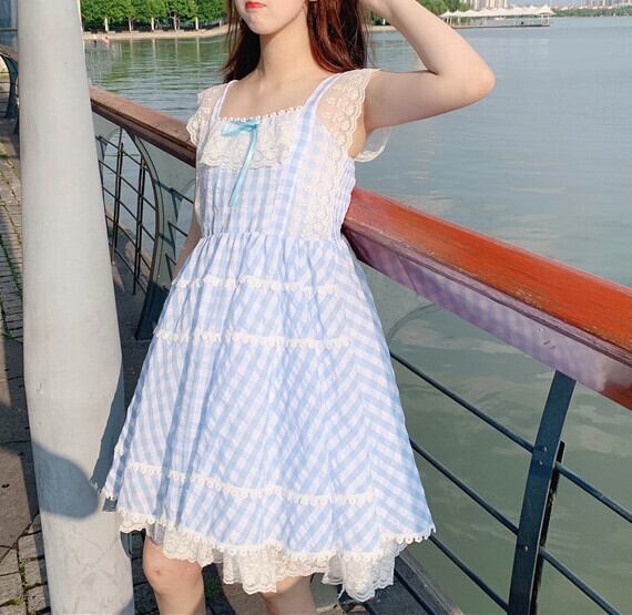 ゆめりすと ドレス　サイズ11 　ターコイズ ブルーとジルワンピース140 ゆめりすと11 ブルー ゆめりすと ドレス サイズ11 ターコイズ ブルーと