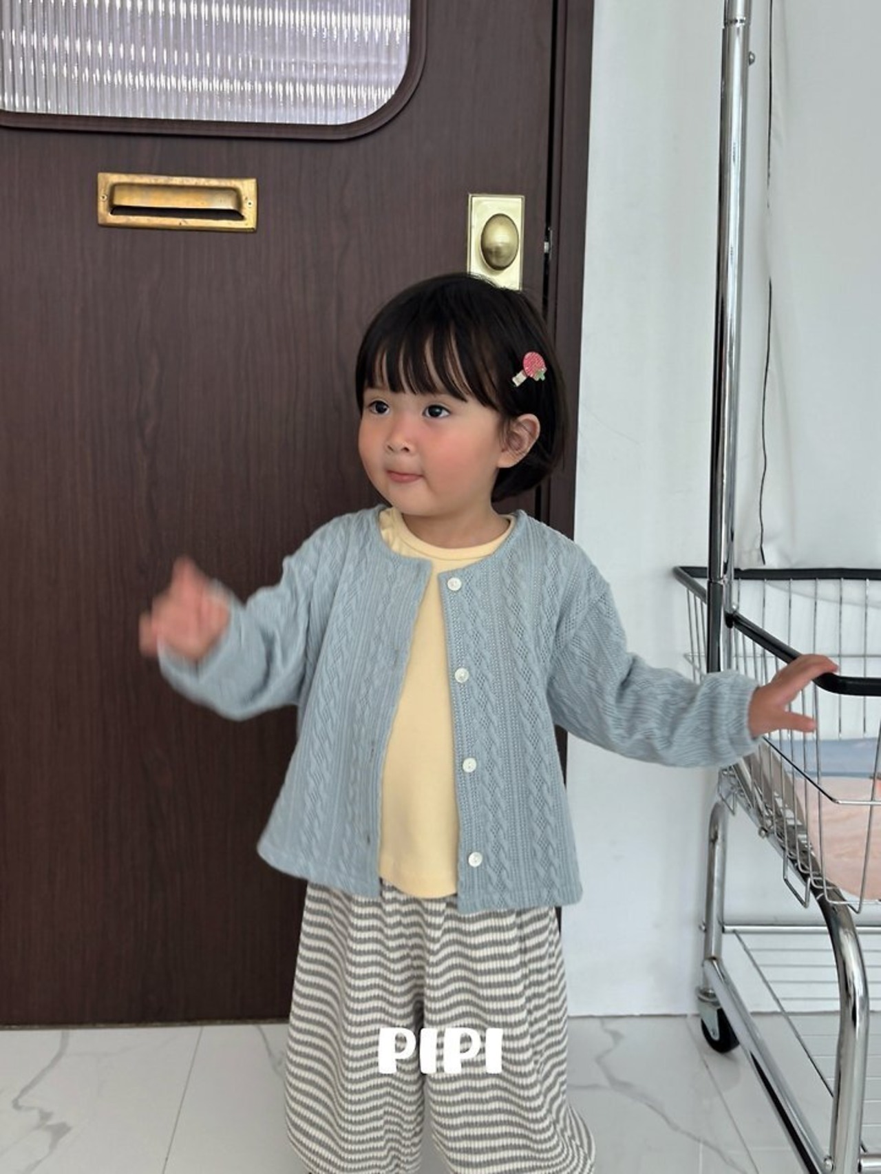 【取寄】PIPI やわらかカーディガン｜秋服｜韓国子供服｜26/AT