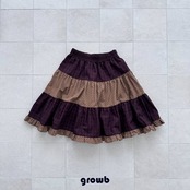 韓国子供服 / growb / ヒュー スカート / 秋服 *S~L*